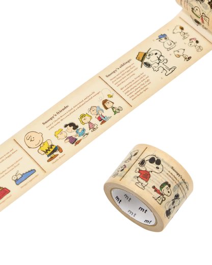 Masking Tape mt x Peanuts Snoopy Encyclopédia