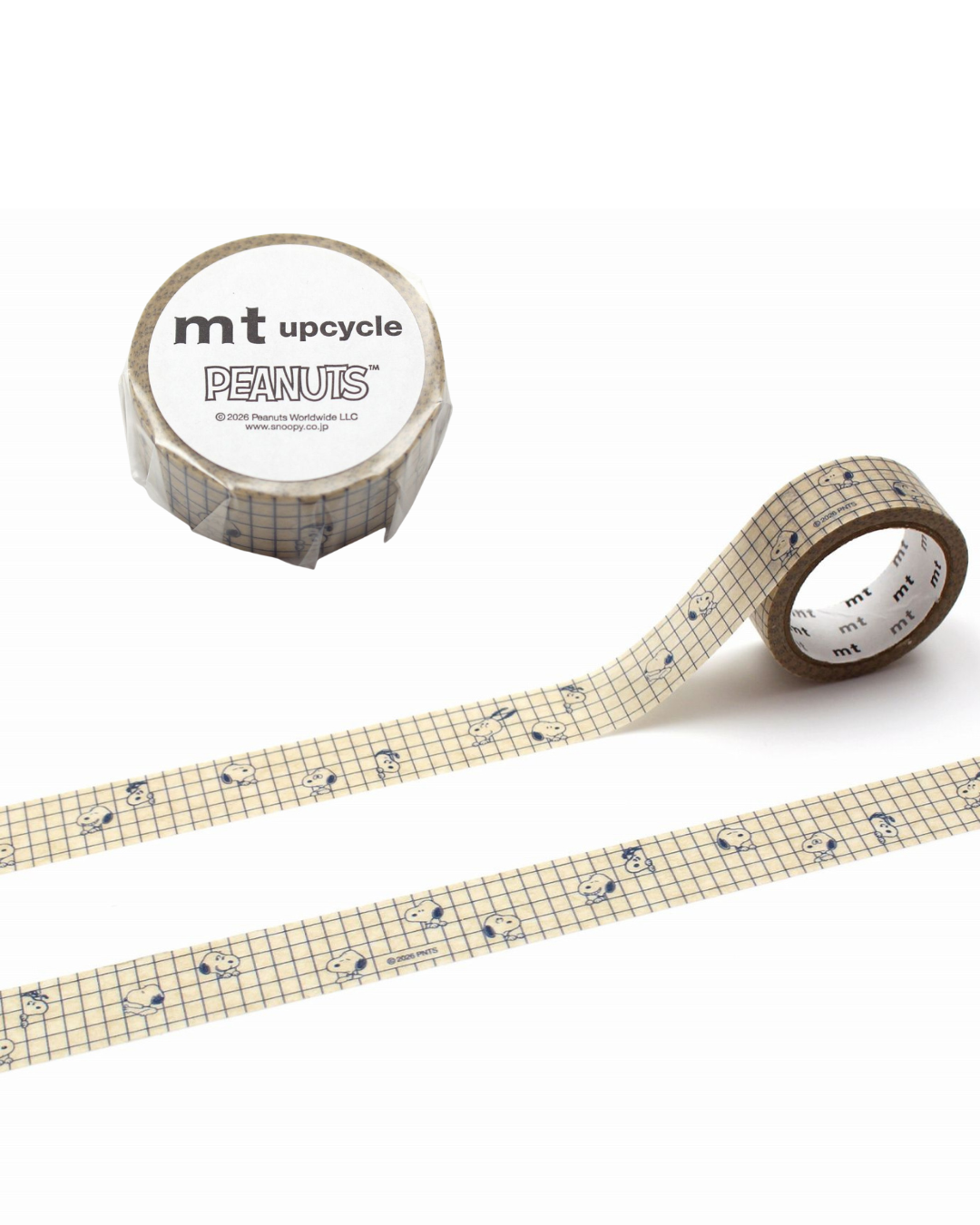 Masking Tape MT Upcycle Peanuts Snoopy & Check