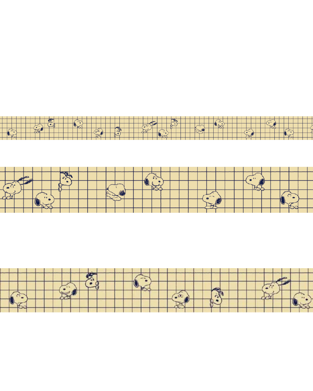 Masking Tape MT Upcycle Peanuts Snoopy & Check