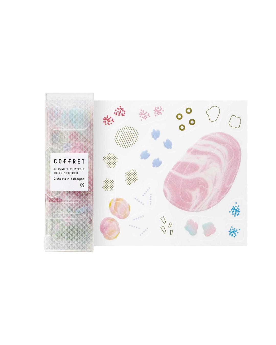 Coffret Roll Stickers Lilac Pink · King Jim