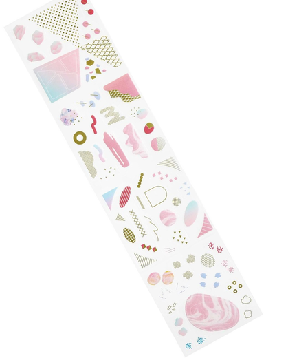 Coffret Roll Stickers Lilac Pink · King Jim