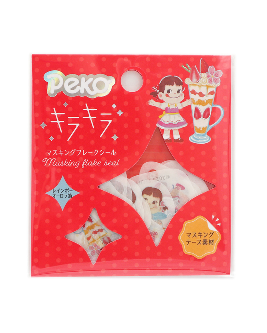 Stickers Flake Peko-chan Glitter Sweets Buffet