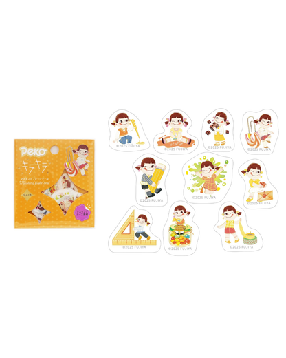 Stickers Flake Peko-chan GlitterSugar Stationery