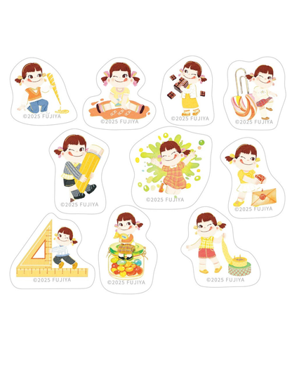Stickers Flake Peko-chan GlitterSugar Stationery