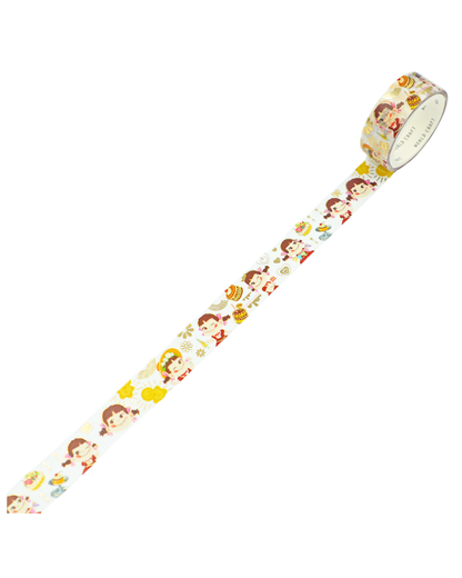 Masking Tape Peko-chan Glitter Sweet Cake Gold Foil