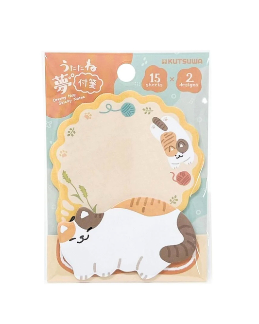 Notes Autocollantes Dreamy Nap – Calico Cat