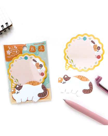 Notes Autocollantes Dreamy Nap – Calico Cat