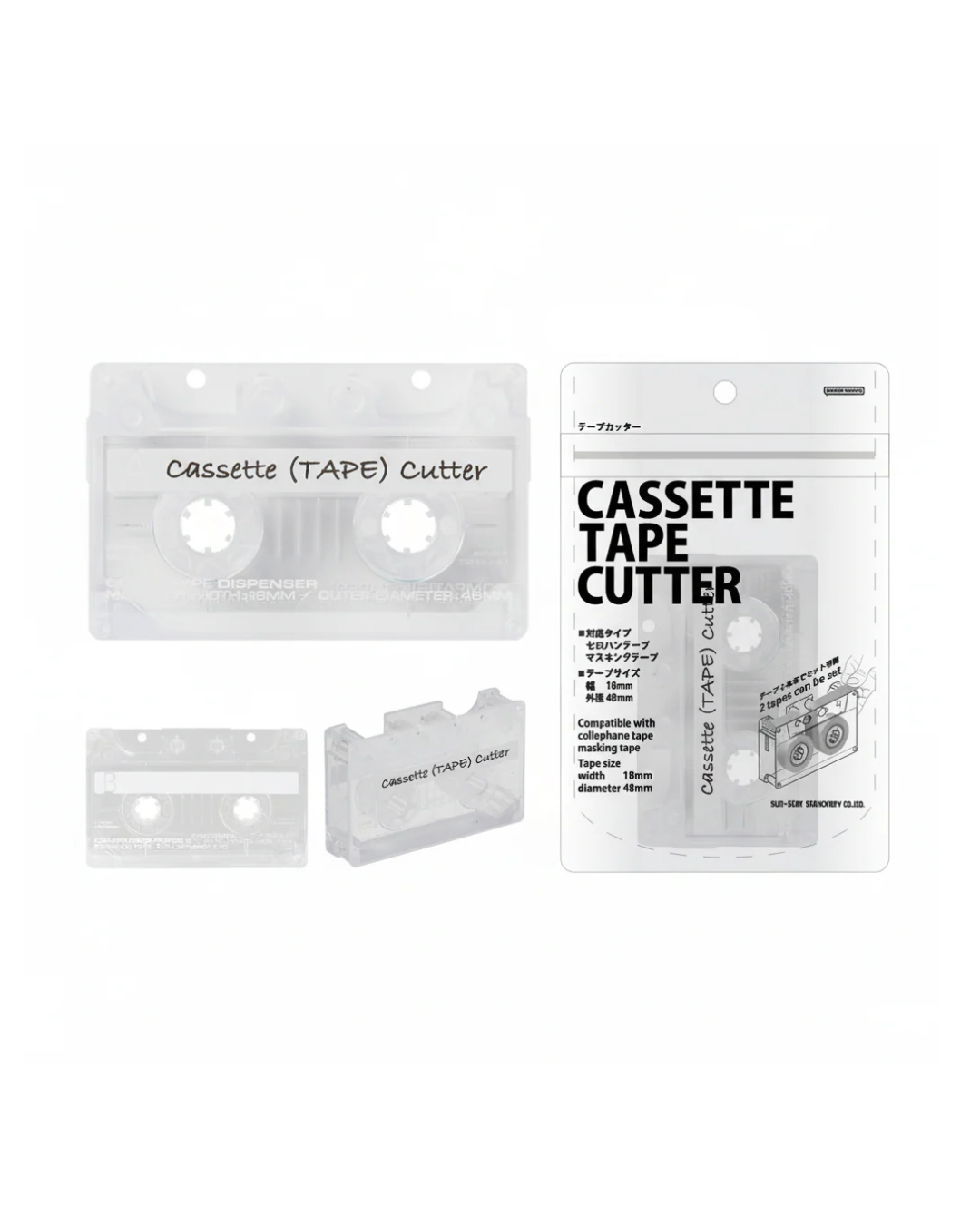 Coupe Masking Tape Cassette – Sun-Star Transparent