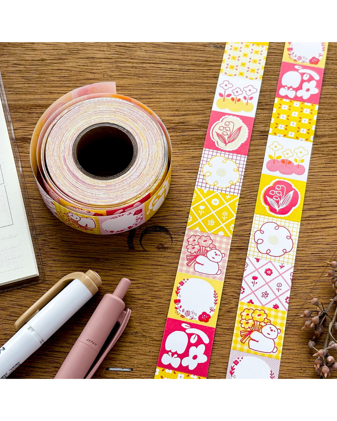 Beverly Baum Flower Sticker Roll — Ohana