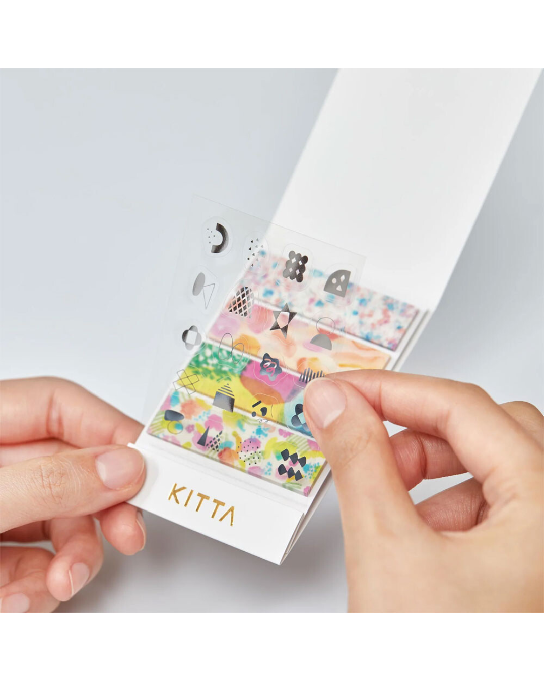 Carnet de Masking Tape Prédécoupé Watercolor 2