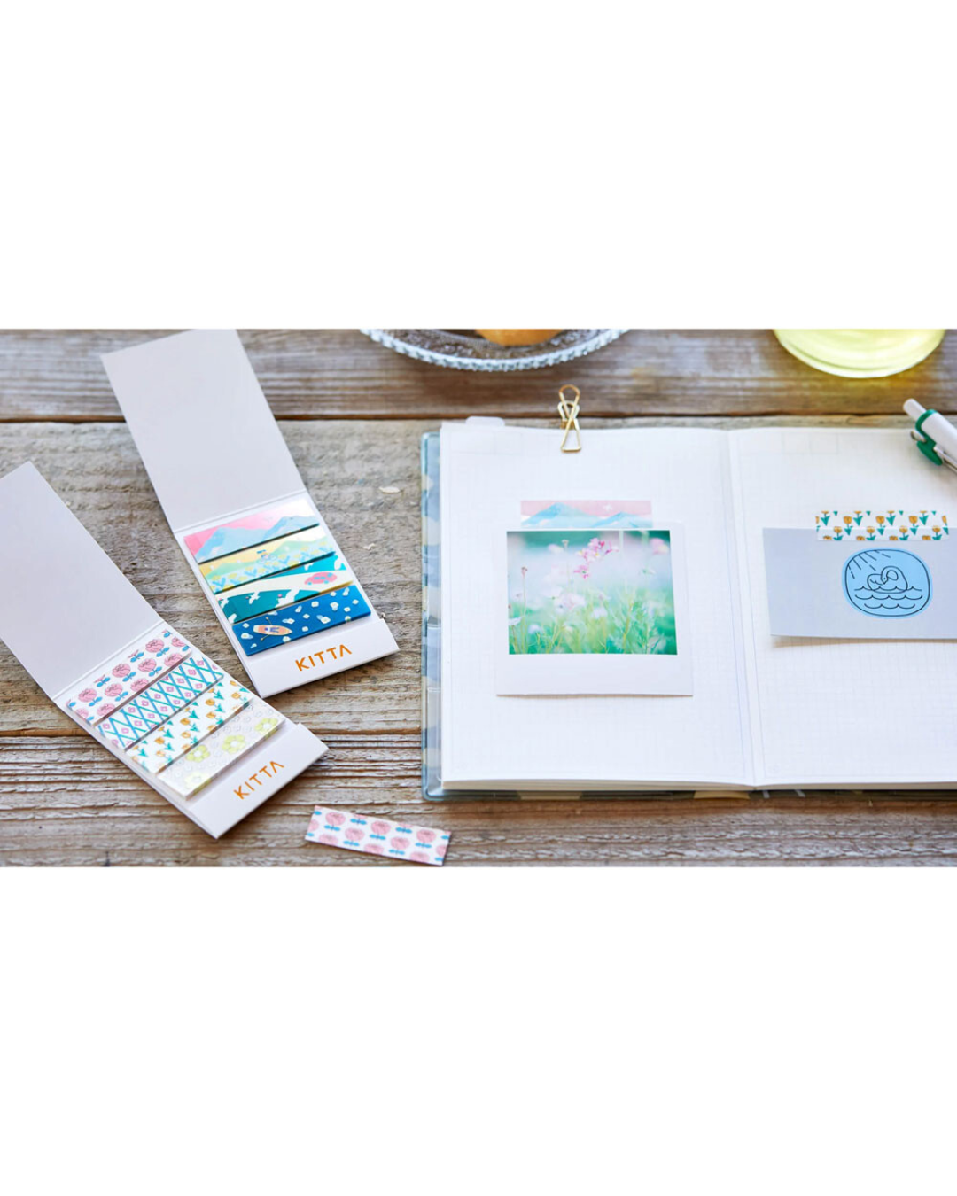 Carnet de Masking Tape Prédécoupé Watercolor 2
