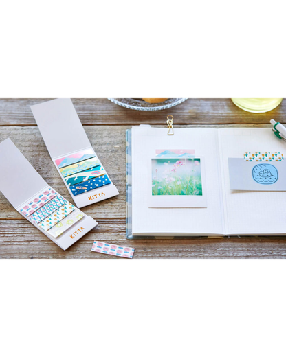 Carnet de Masking Tape Prédécoupé Watercolor 2