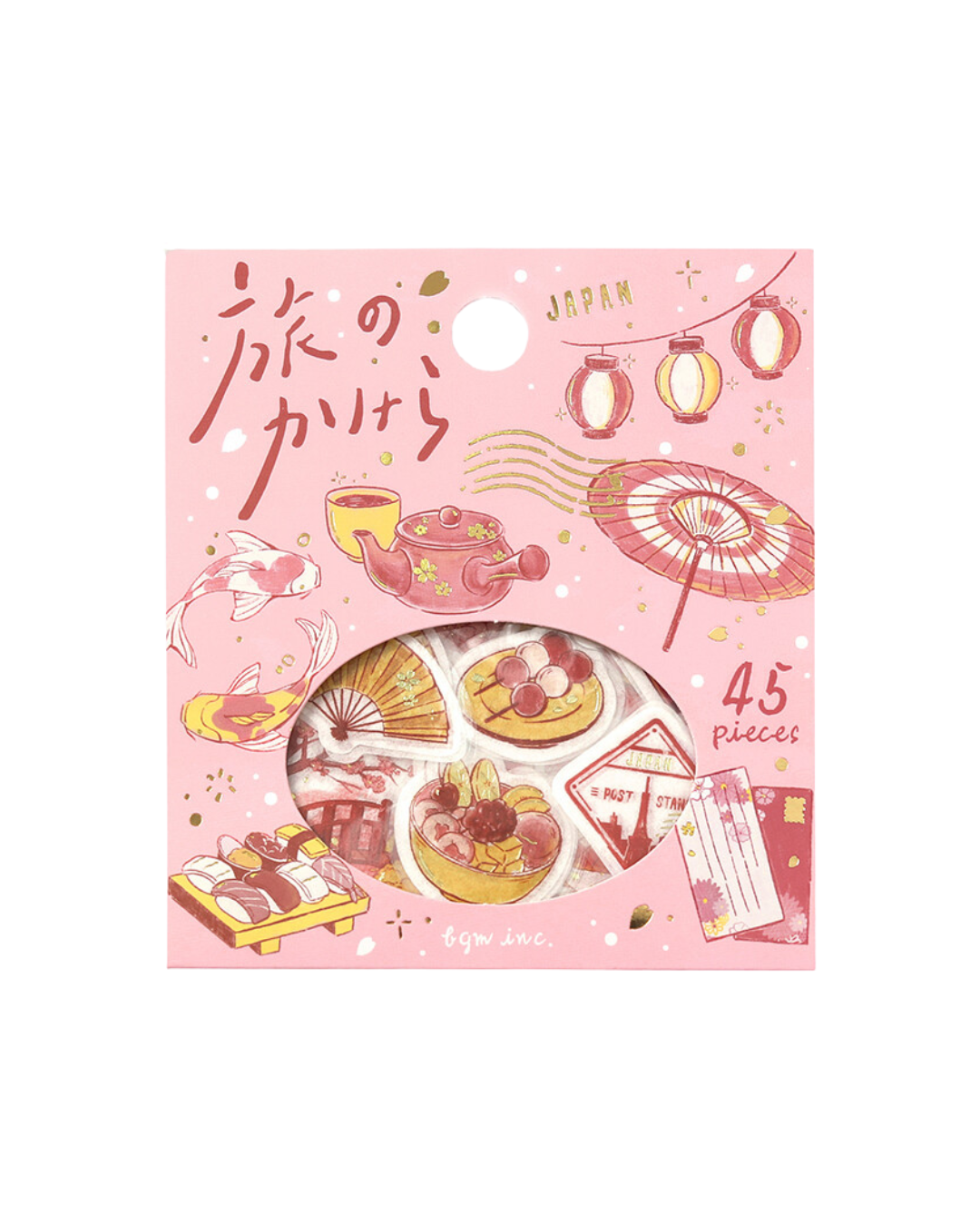 Stickers flake Fragments of a Journey — To Japan — BGM