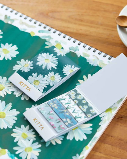Carnet de Masking Tape Prédécoupé Fleurs 9 KITTA