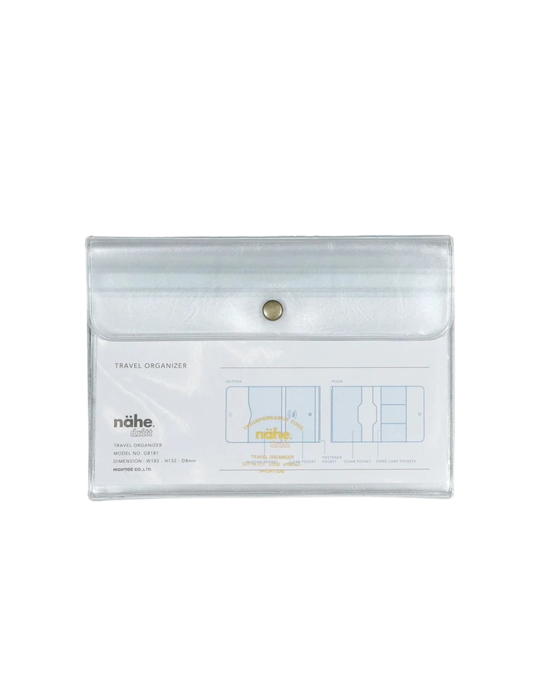Travel Organizer Nähe Transparent  – Hightide