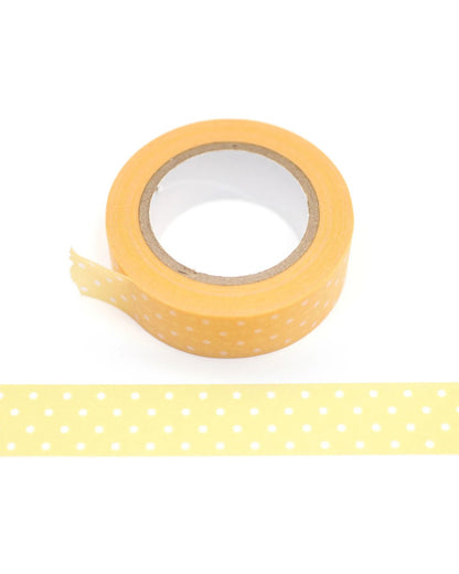 Masking Tape Pastel Dot Jaune — Papier Platz