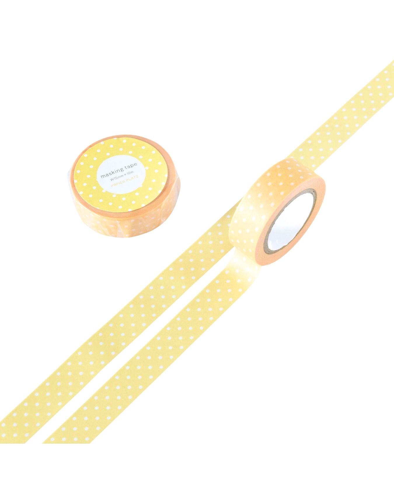 Masking Tape Pastel Dot Jaune — Papier Platz