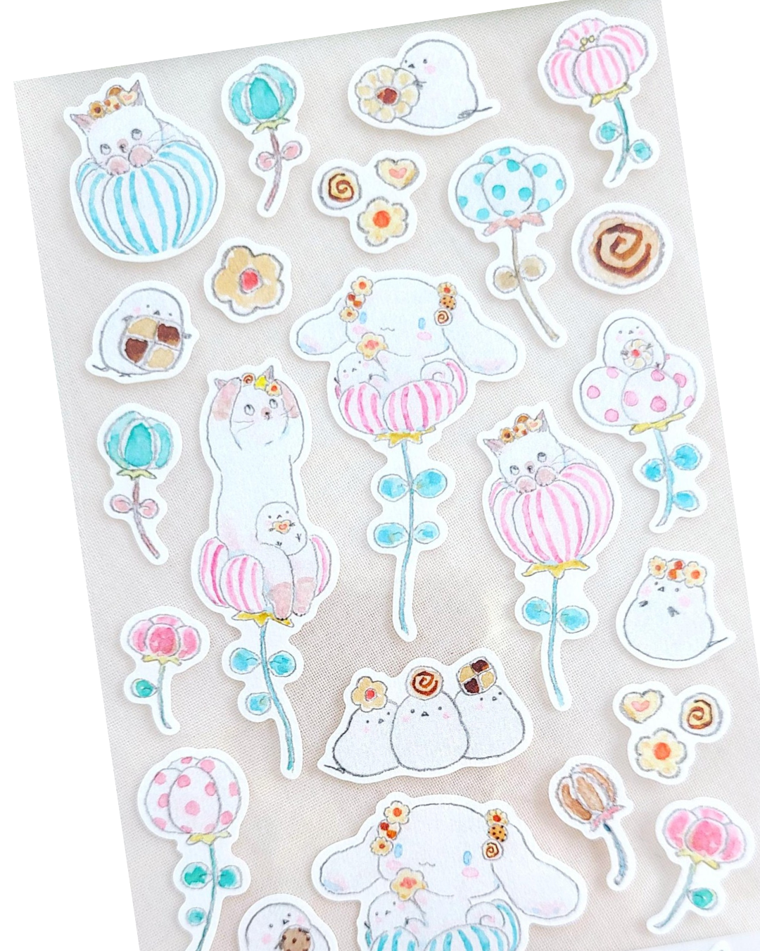 Stickers Tokoro Komugi × Sanrio — Cinnamoroll