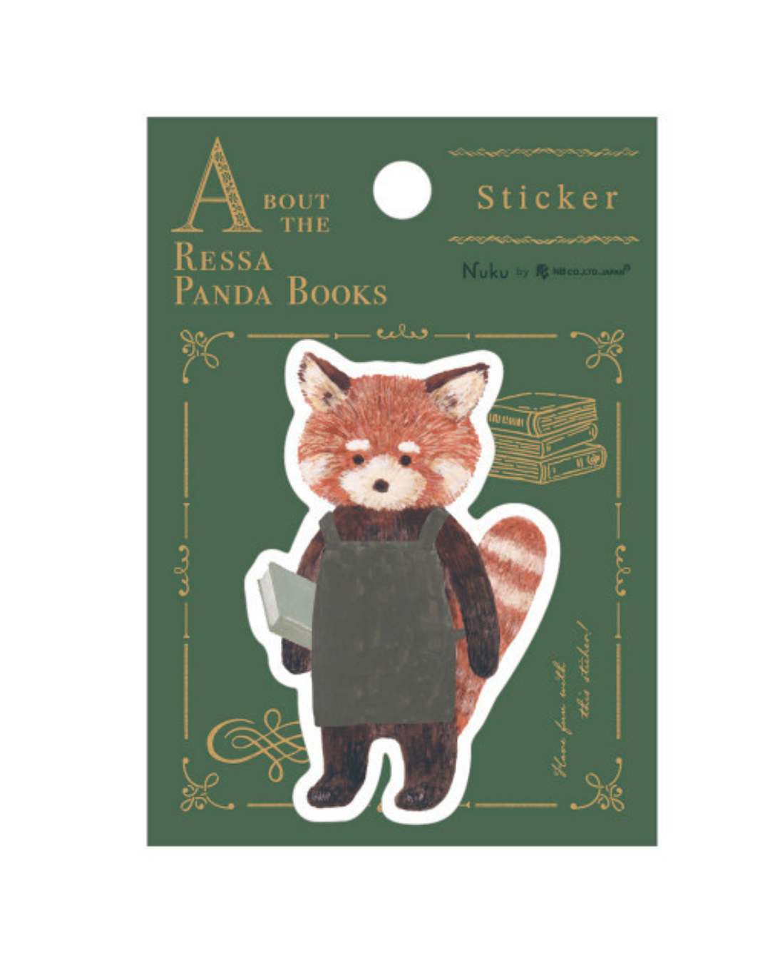 Sticker Librairie du Panda Roux