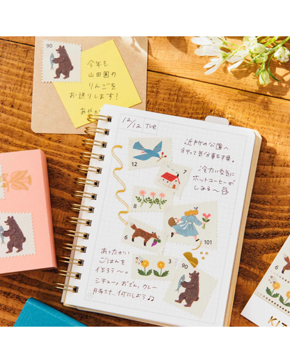 Forest Morning Stamp Sticker Book