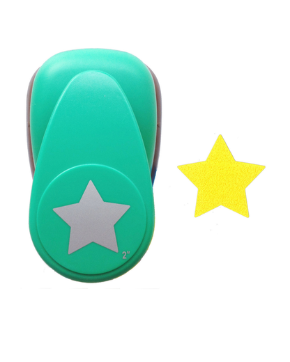 Large Star-Shaped Paper Intelligence Hole Punch (47mm)