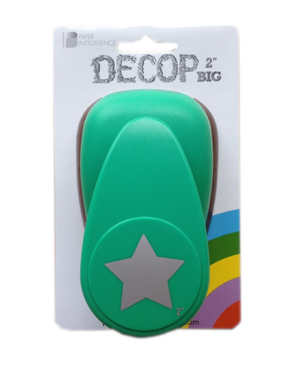 Large Star-Shaped Paper Intelligence Hole Punch (47mm)