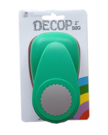 Decop Paper Intelligence Large Scalloped Circle Punch (50mm)