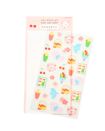 Stickers Fluttering Sakura Furukawa Paper
