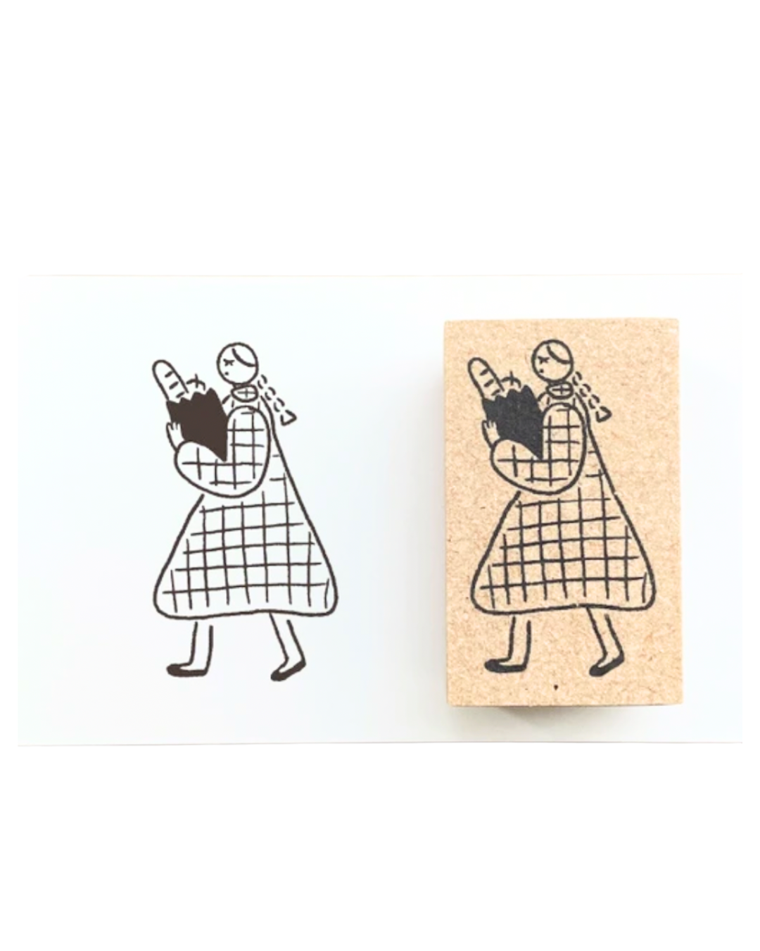 Tampon Bread Maru Chan Stamp Market
