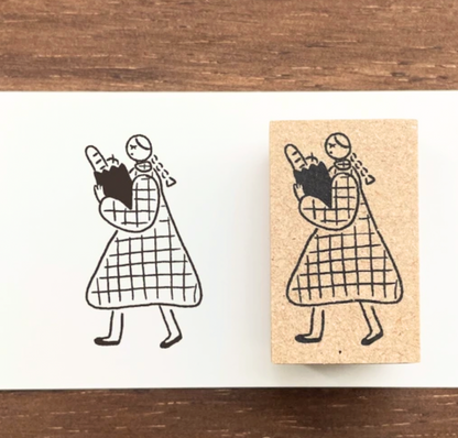 Tampon Bread Maru Chan Stamp Market