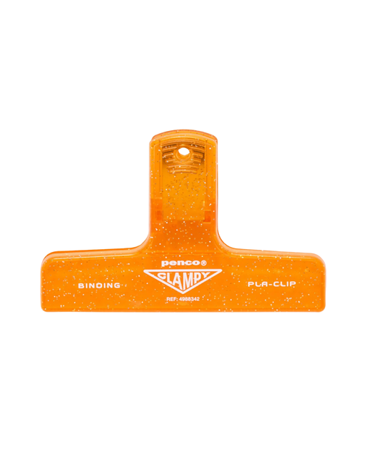 Clampy Clip PLA-clip Penco Orange Glitter