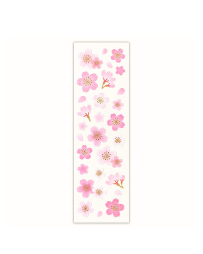 Stickers Sakura Matière douce effet textile