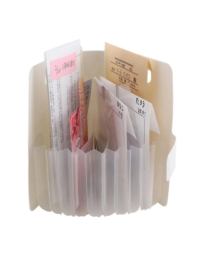 Organiseur Accordéon pour Papeterie et Loisirs Créatifs - Small - Sakura Craypas Komagoma