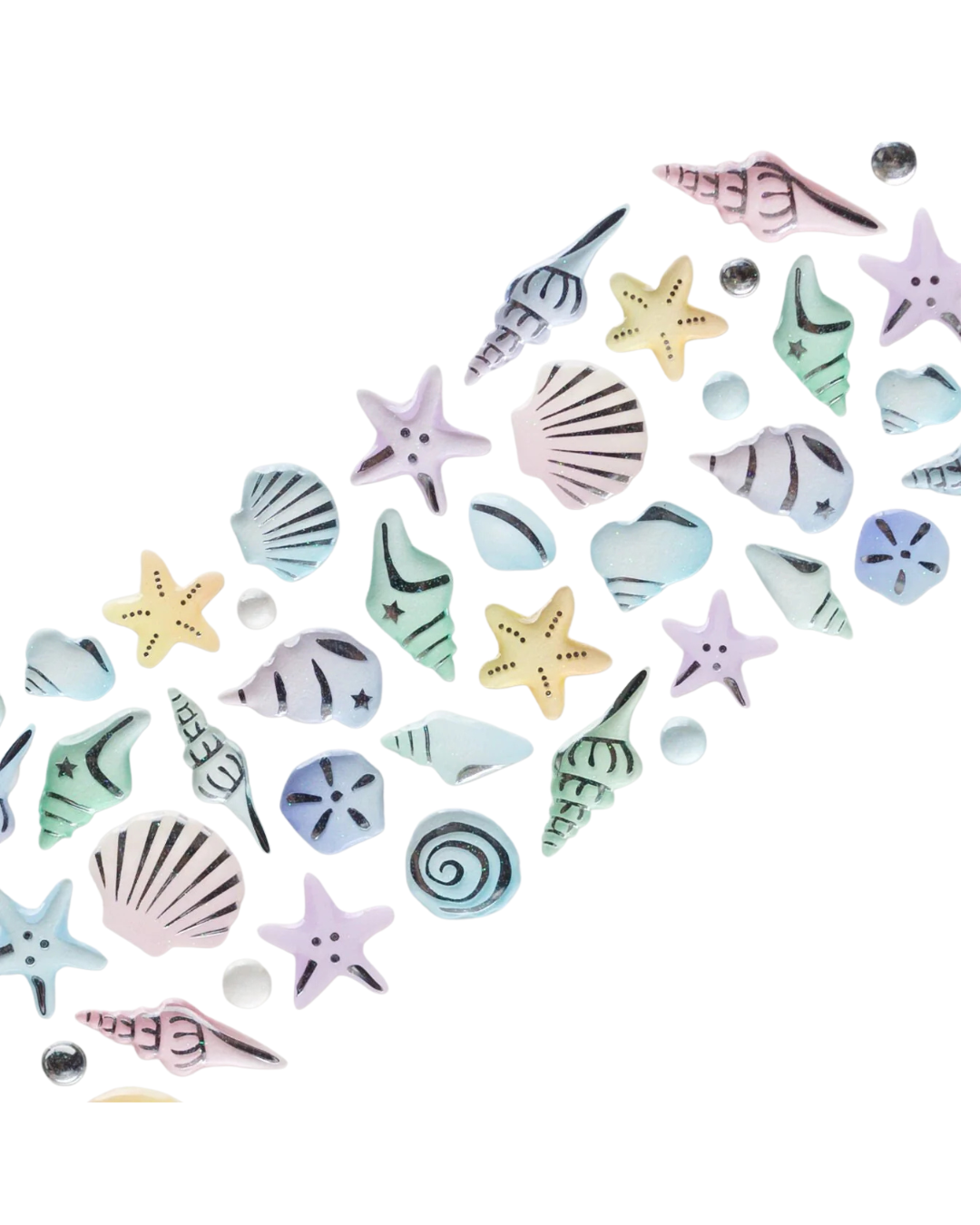 Stickers Coquillages Été Glossy