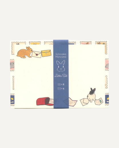 Schinako Moriyama Letter Set Rabbit Mail
