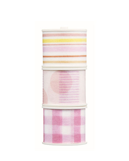 Bobbin Masking Tape Set Pink Kokuyo