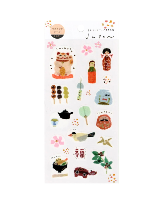 Stickers Miki Tamura Japan Gold Foil