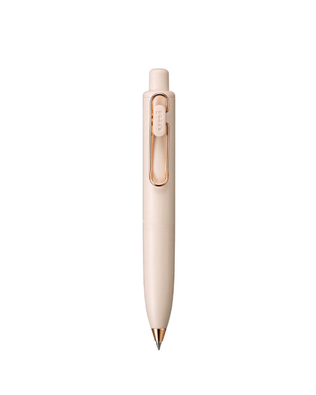 Uni-Ball One P Mitsubishi 0.5 mm Gel Pen Yogurt & Rose Gold