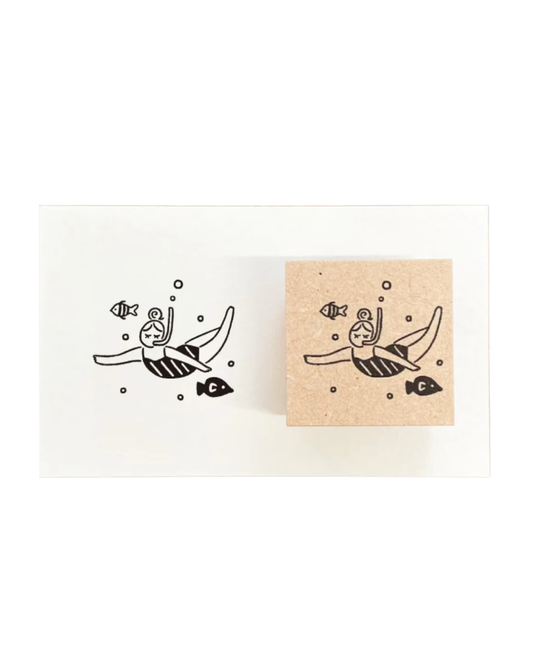 Maru Chan Underwater Stamp March