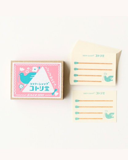 Boite d'Allumettes Memo Flower Shop Kotori-dō Furukawa Paper