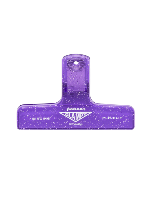 Clampy Clip PLA-clip Penco Purple Glitter