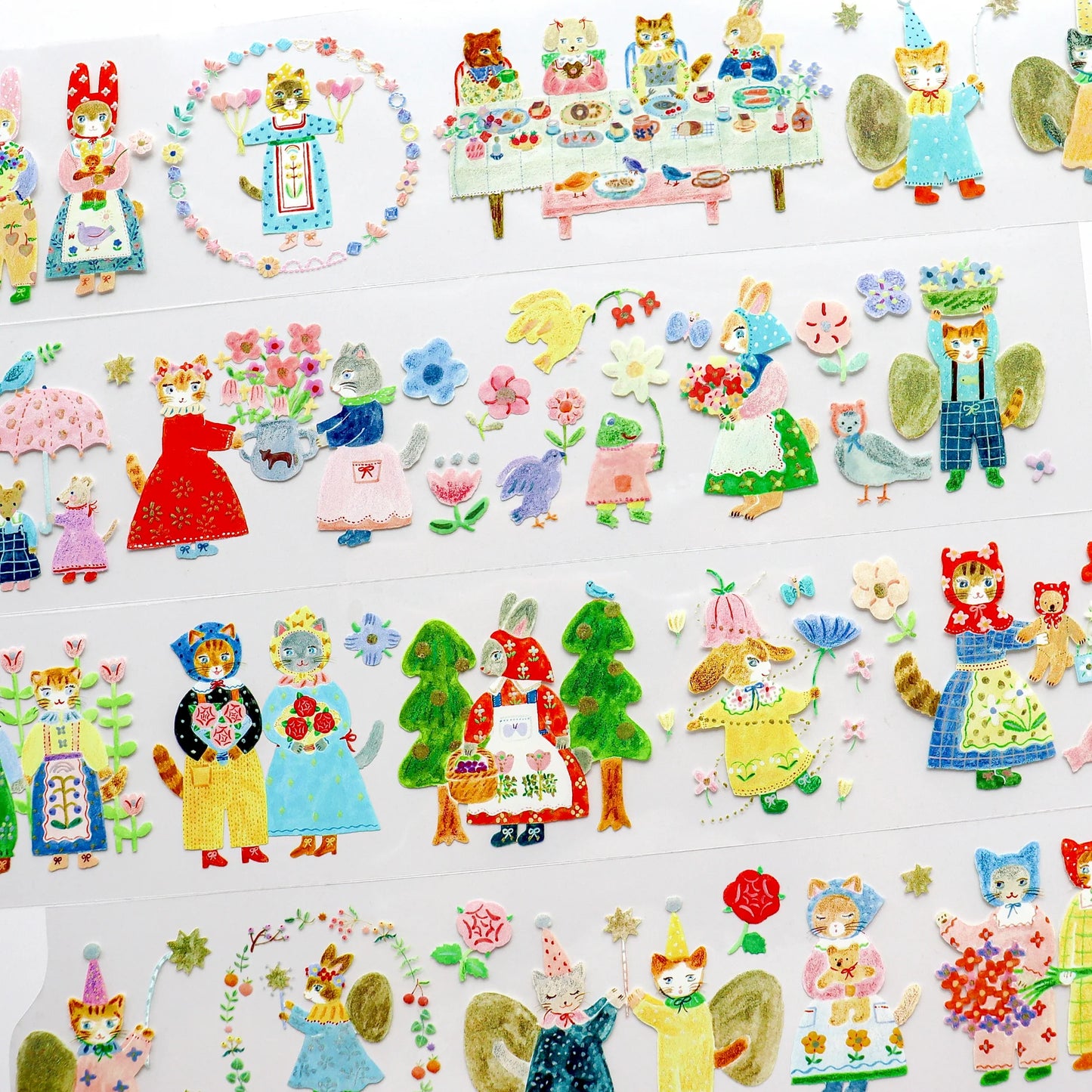 Komamono Creative x Aiko Fukawa Clear Roll Sticker