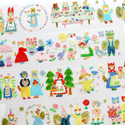 Komamono Creative x Aiko Fukawa Clear Roll Sticker