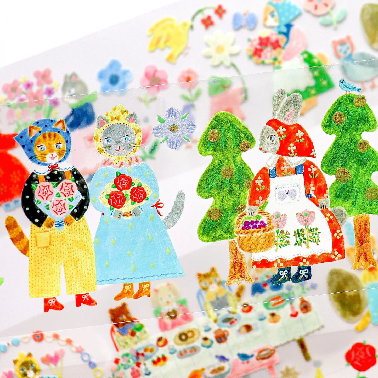 Komamono Creative x Aiko Fukawa Clear Roll Sticker