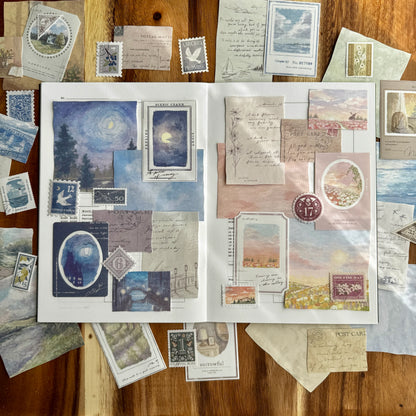 Landscape Stickers Flakes Nature