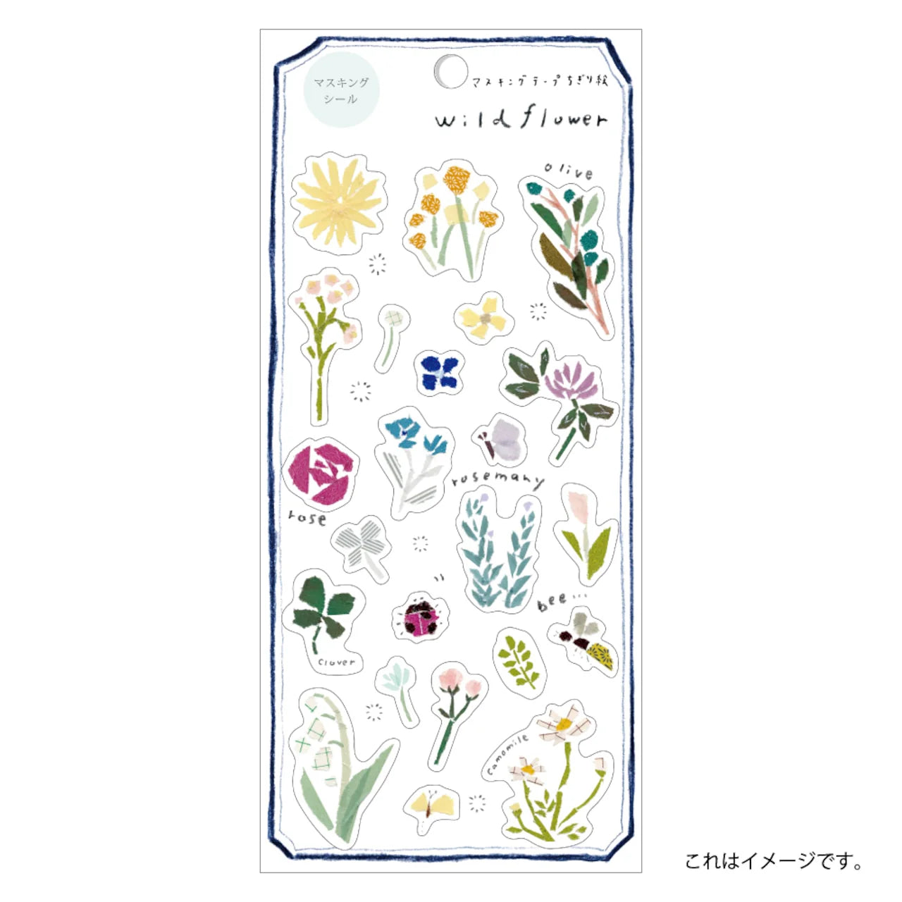 Miki Tamura Wild Flowers Stickers