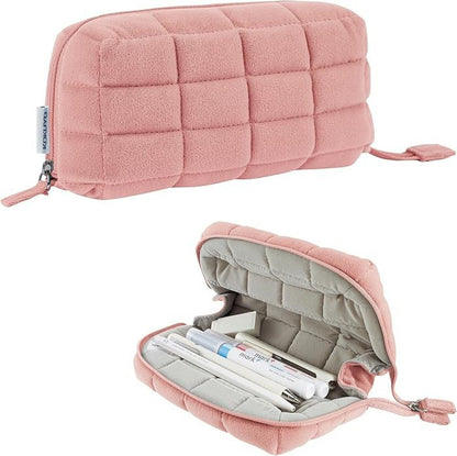 Kokuyo Mococo Quilted Pencil Case (3 colors to choose from)