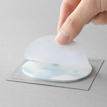Sky Light Blue Transparent Sticky Notes – Midori