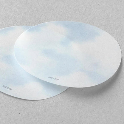 Sky Light Blue Transparent Sticky Notes – Midori