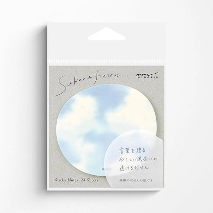 Sky Light Blue Transparent Sticky Notes – Midori